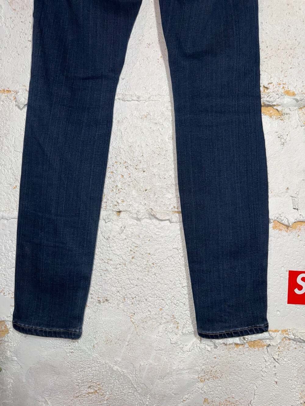 PAIGE Skyline Skinny Jeans Dark Wash Size 25 - Picture 7 of 7